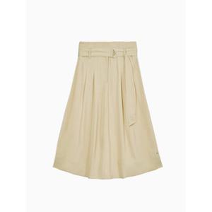 타미힐피거 비스코스 벨트 스커트 BB T22E6WSC030WT1 AEX BDS