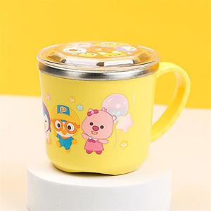 뽀로로 뚜껑컵-피크닉 논슬립 스텐 8539 (S0474)