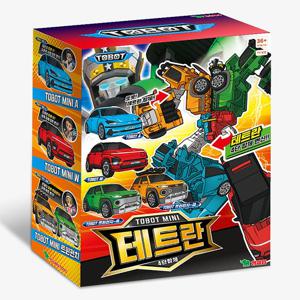 또봇 미니 테트란 4단 합체 변신 로봇 자동차