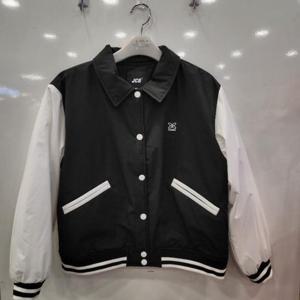 애플핑크 HC07 패딩배색 바시티 화섬 점퍼 JBF0T641GSB