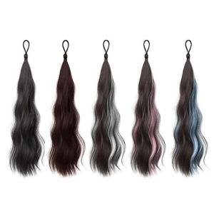 웨이브 똥머리 부분가발 LM_0581