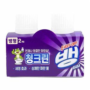 이지오프뱅 청크린 병타입 180ml 2개입 변기 세정제 5 변기세정제 화장실 변기청소 화장실청소 탈취