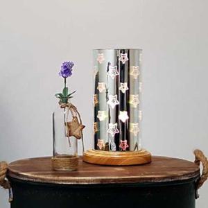 [미트라샵] 스타 유리 원목단스탠드/ 카페조명 / 인테리어