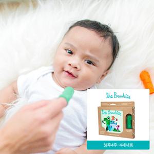 [브러쉬즈]실리콘칫솔 유아칫솔 스토리북SET(공룡촘프)