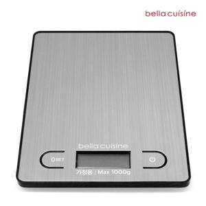 벨라쿠진 스테인리스 스틸/블랙 주방저울 1kg
