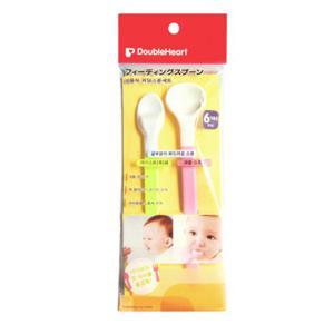 [더블하트]이유식 피딩스푼세트(2개입)