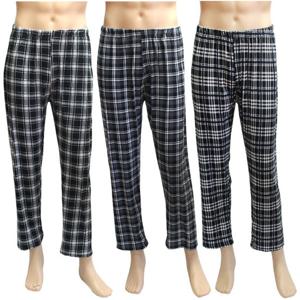 남성 체크 파자마 이지웨어 홈웨어 팬츠