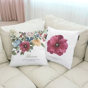 상상후 심플 인테리어쿠션 45x45cm 피오리타 A_아네모네