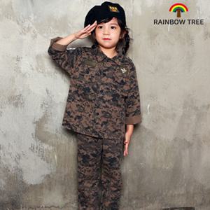 [무지개나무]아동군복 세트 (모자포함)