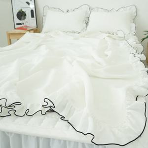 바숨 여름 인견이불+베개커버 세트 퀸(Q)