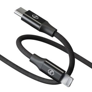 더치패브릭 C to 라이트닝 PD 고속충전 케이블 - 2m 블랙