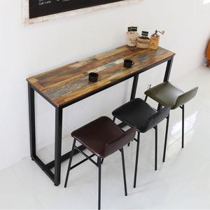 더조아 모던바테이블 1500빈티지브라운 바텐 홈바 아일랜드식탁