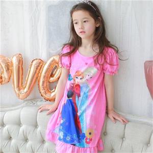 [도담도담]엘사 핑크 일반형 여아 아동 잠옷 원피스