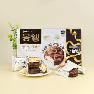 롯데제과 몽쉘 생크림케이크 오리지널 대용량패키지 816g