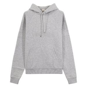 생로랑 여성 로고 자수 후드 맨투맨 GREY 728319Y37GY1403