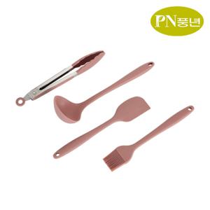 PN풍년 실리콘 조리도구 4종 세트 / 주방용품 조리기구세트 국자