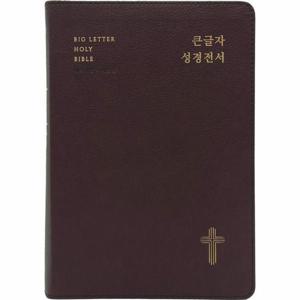 큰글자 성경전서 개역개정 새찬송가 (NKR72EWBU/대( )/합본/무지퍼/PU/초코브라운)