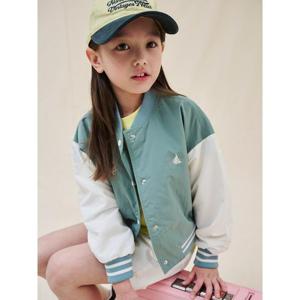 [빈폴키즈] 여아 바서티 점퍼 그린 (BI5239G02M)