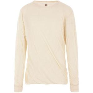 릭 오웬스 긴팔 티셔츠 RU01E5258 UC21 White