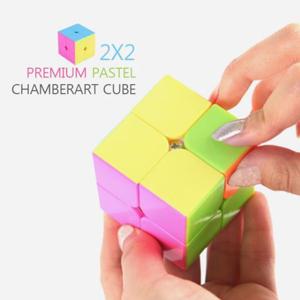 매직큐브 2x2 프리미엄 파스텔 챔버아트 큐브22