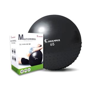 아이워너 멀티 짐볼 블랙 65cm 마사지 스트레칭 운동