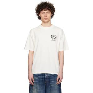 25 FW 리프리젠트 남성 오프 화이트 크레스트 티셔츠 252655M213007