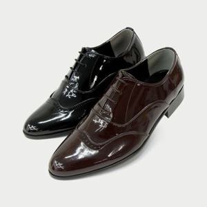 정장화 남성용 에나멜 면접구두 키높이 신발 옥스퍼드