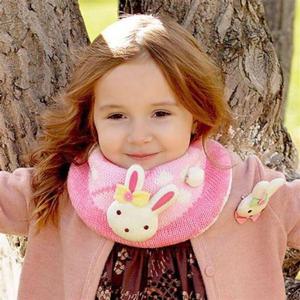 로라앨리 키즈 넥워머 방한 목도리 아동 니트 워머 넥 키즈목도리