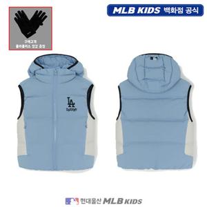 [MLB키즈US] (7ADVB0256-07SBM) [플리스장갑증정] 스트릿 그래픽 덕다운 베스트 아동베스트 키즈베스트