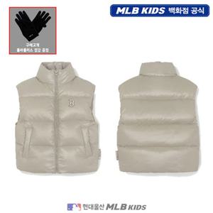 [MLB키즈US] (7ADVB0156-43BGM) [플리스장갑증정] 스트릿 글로시 오버핏 덕다운 베스트 아동베스트