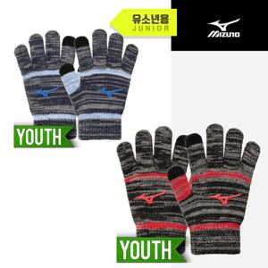 미즈노 주니어 니트 글러브(12JYCA) 스포츠 겨울 방한 장갑