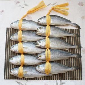 저염한 반건조 부세조기 5미(1kg내외,25~30cm)