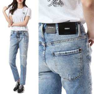 디스퀘어드 1964패치 블랙탭디스덧댐 연청진/75LB0366