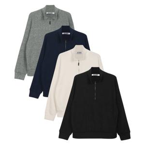 남성 가성비 시보리 반집업 하이넥 니트 5C-KN-Q051