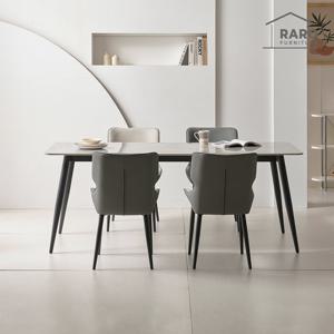 라로퍼니처 디럭스 1800 양면 세라믹 6인 식탁 세트(식탁+의자4)