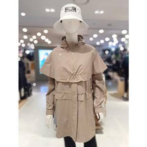 [파리게이츠] 25SS여성 후드 망토 세트 레인 코트 (521E5JR111BG)