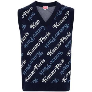 25 FW 겐조 인타르시아 니트 민소매 스웨터 FE55PU4583CB TP432135077