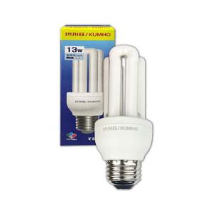 금호전기 번개표 안정기 내장형 램프 전구 13W 1P