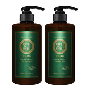댕기머리 오리지널 명품 샴푸 500ml 2개+댕기머리 클렌징폼 120ml+파우치 10매