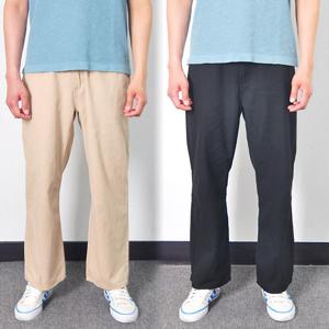 [비커스텀바이]SABA5004 와이드핏 면팬츠 테이퍼드 남자 면바지