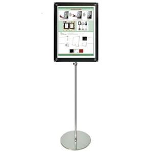 볼트액자 포스터 자석액자 스탠드(APS-1200CP) A3 크롬 흑색펄