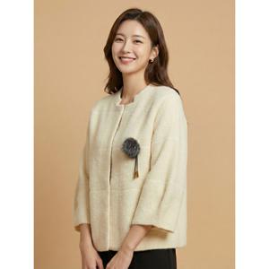 [꼼빠니아][꼼빠니아]7부소매 루즈 가디건-CW24CB8212072C