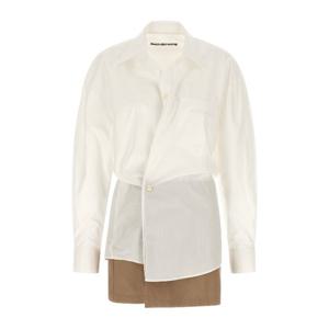 알렉산더왕 로고 자수 포켓 프리스타일 랩 원피스 1WC1266950 1