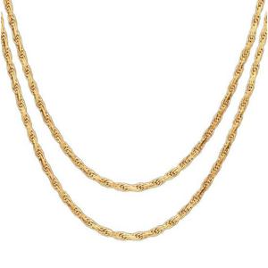 데일리 펜던트 패션 몬타나 꼬임 18kgp 목걸이