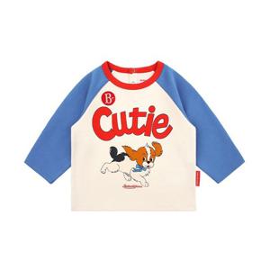 [베베드피노]베베드피노 퍼피 베이비 라글란 컬러 블럭 티셔츠 BP43TR145