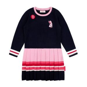 [베베드피노]버니 플리츠 스웨터 드레스_BP43OP422-N