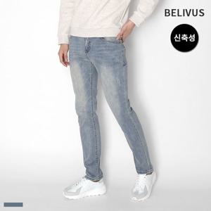 [빌리버스]빌리버스 남자청바지 일자청바지 BBJ026 남성스판바지