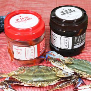 [자연맛남] 한입 쏙 양념게장/한입 간장게장 1kgx2통 (총2kg)
