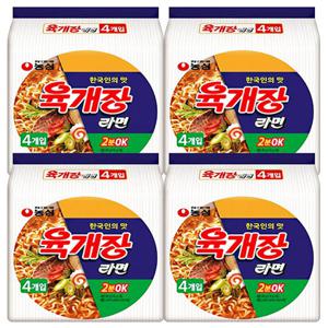 농심 육개장라면 116g 16개