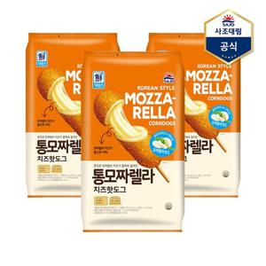 [사조대림]통모짜렐라치즈핫도그 400g X 3개
